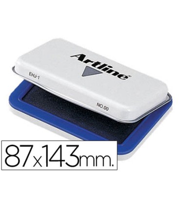 Tampon artline nº2 azul 87x143 mm